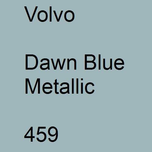 Volvo, Dawn Blue Metallic, 459.